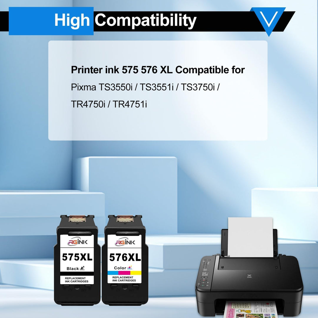 Druckerpatronen PG-575XL CL-576XL Multipack für Canon TS3550i TR4750i - Bild 2