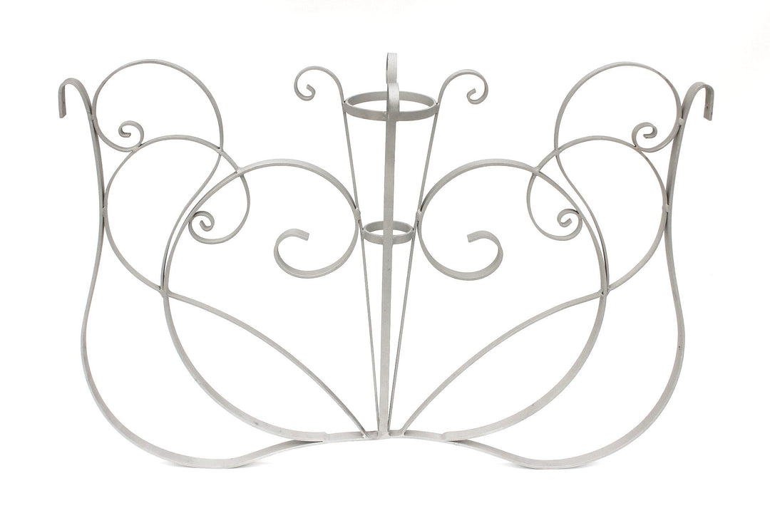 Gartenzaun-Element Aluminium 102x72 cm Alu-Natur Dekorzaun - Bild 2