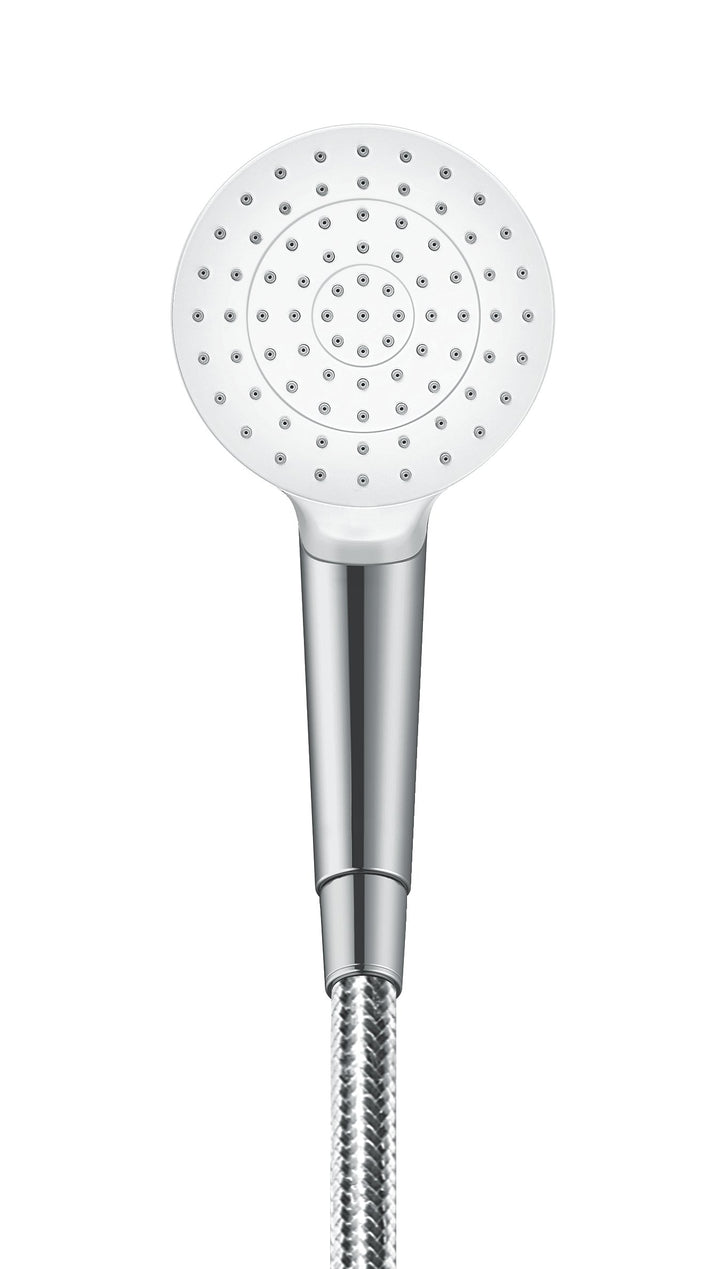 Duschset wassersparend 1-Strahl mit Schlauch 160 cm Weiss/Chrom - Bild 3