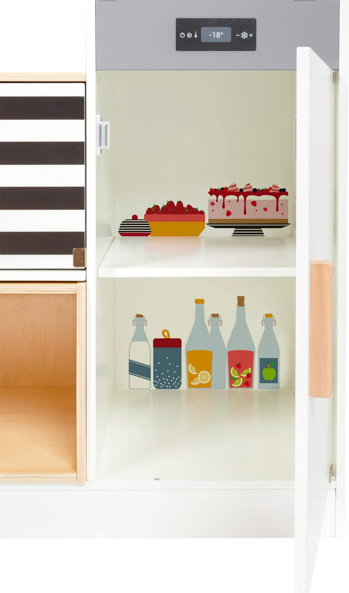 Kinderküche modular XL Holz mit Kücheninsel 3 Aufbauvarianten - Bild 9