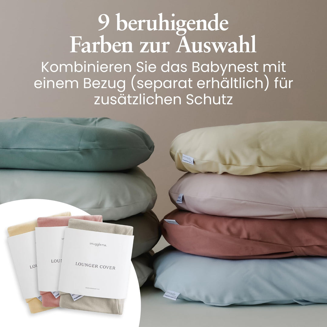 Babynest Bio-Baumwolle 74x43.5cm Hängematte 0-9 Monate mit Reisetasche - Bild 6