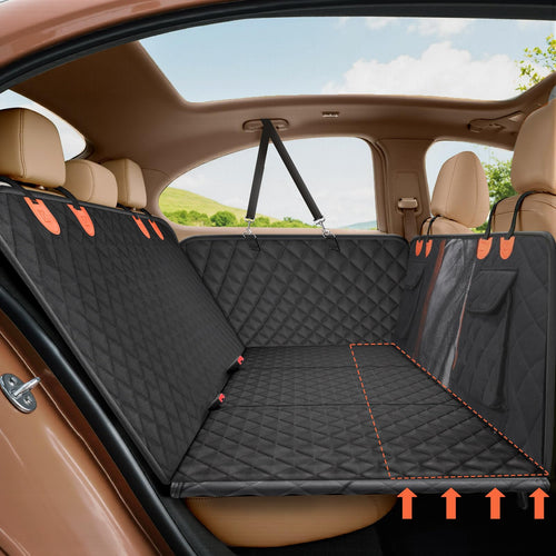 Hundedecke Auto Rückbank wasserdicht 157x132cm bis 181kg mit Hartplatte