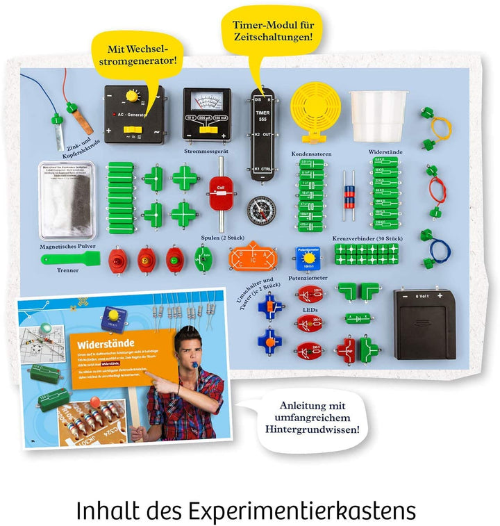 Experimentierkasten Elektronik 130+ Versuche Gleich- und Wechselstrom 10-14 Jahre - Bild 2