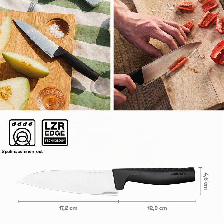 Kochmesser Japanischer Stahl LZR-EDGE 17 cm für Profi &amp; Hobby - Bild 2