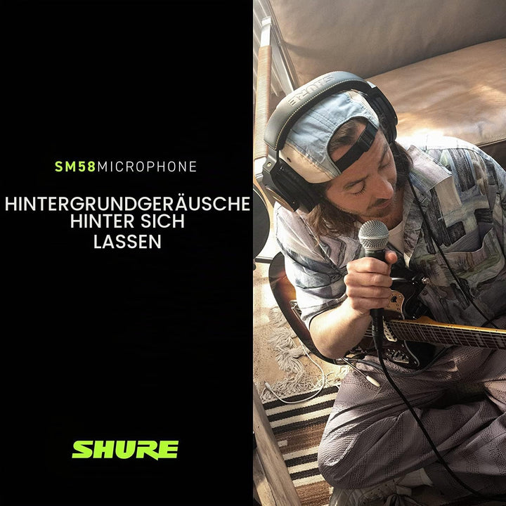 Dynamisches Gesangsmikrofon XLR Niere mit Poppschutz für Bühne &amp; Studio - Bild 9