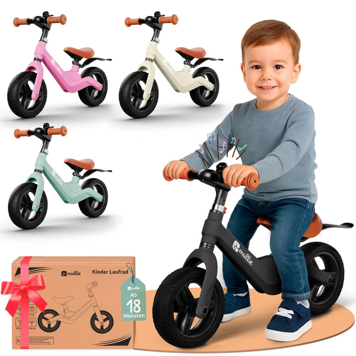 Laufrad Kinder ab 2 Jahre mit Klingel und Spritzschutz höhenverstellbar