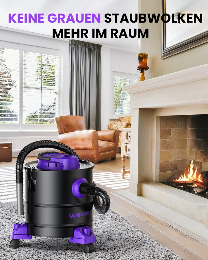 Aschesauger Kamin 20L mit HEPA-Filter und Bläserfunktion 1200W - Bild 6