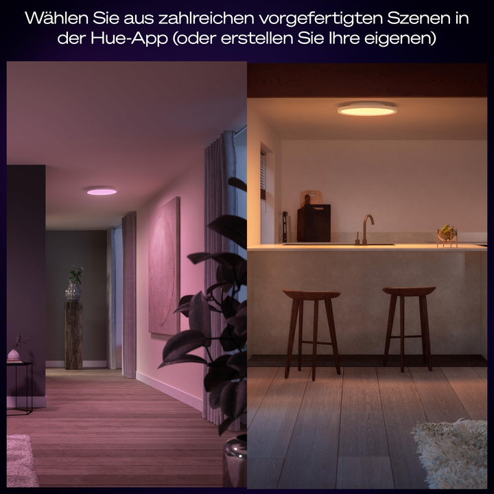 LED-Deckenleuchte Smart rund 291 mm White &amp; Colour 2er-Pack - Bild 4