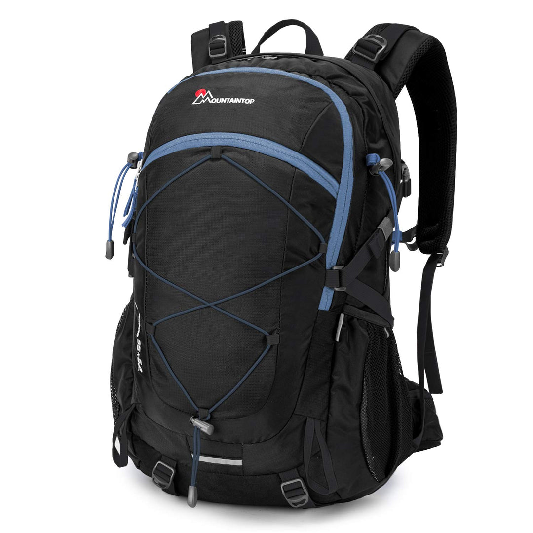 Wanderrucksack 40L Nylon mit Regenhülle für Trekking &amp; Camping