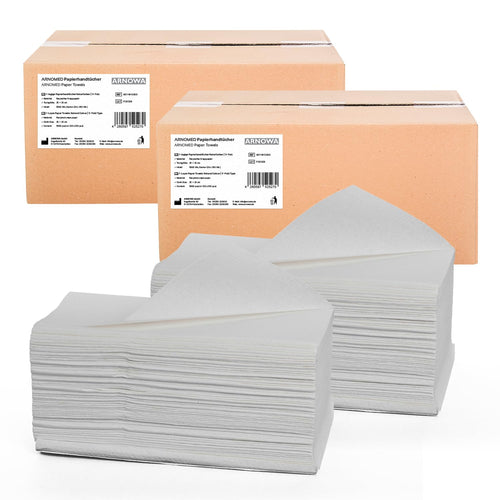 Papierhandtücher ZZ-Falz 25x23cm Recyclingpapier 10000 Stück