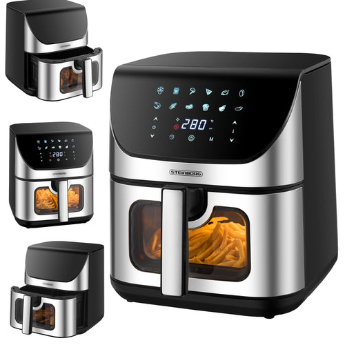 Heissluftfritteuse 8 Liter 4-in-1 mit 12 Programmen