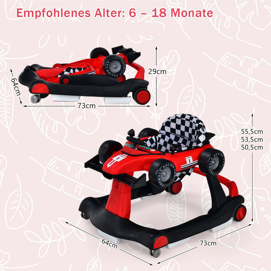 Lauflernhilfe 4-in-1 Auto mit Musik &amp; Licht für Babys 6-18 Monate - Bild 6