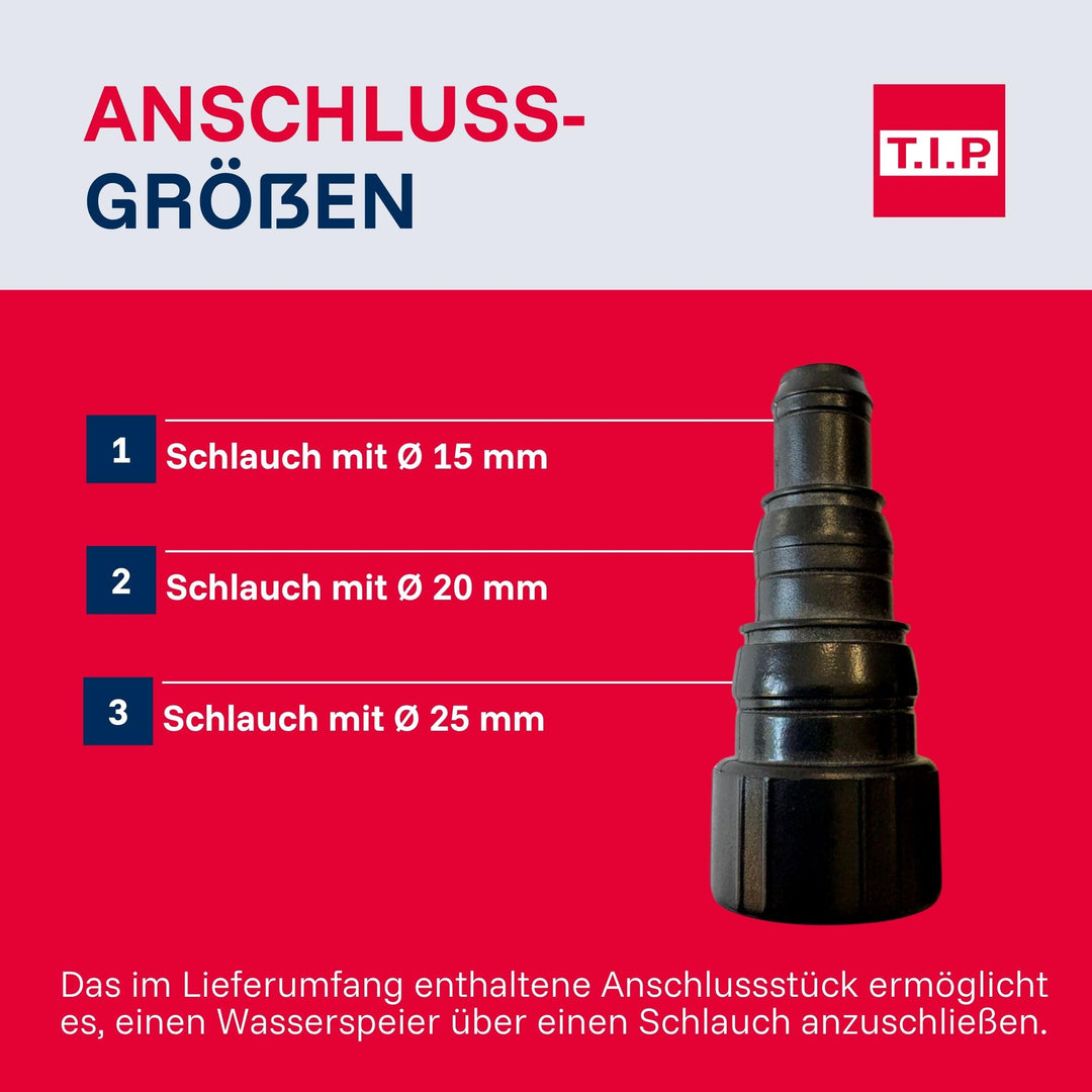 Teichpumpe 4-in-1 für Filter, Bachlauf &amp; Fontäne bis 3500 l/h - Bild 10