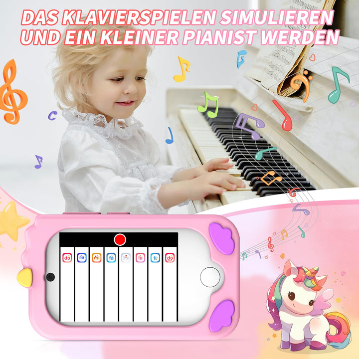 Kinder-Smartphone Lernspielzeug 2,8" Touchscreen Dual-Kamera MP3 - Bild 5