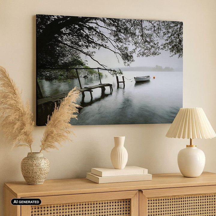 Leinwandbild Maritim Landschaft 70x50 cm aufhängfertig - Bild 4