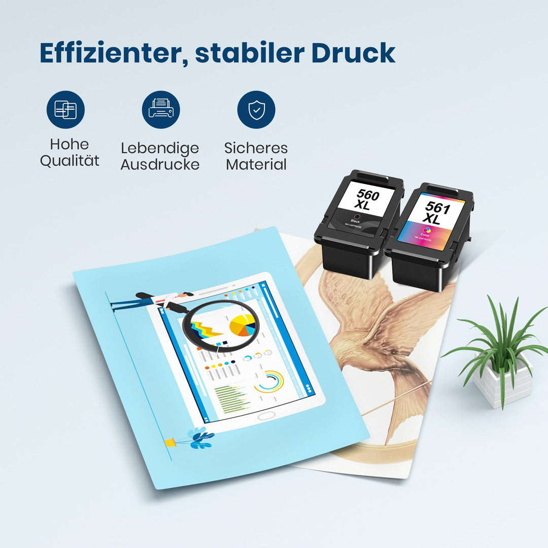 Tintenpatronen PG-560XL CL-561XL Multipack für Canon PIXMA - Bild 6