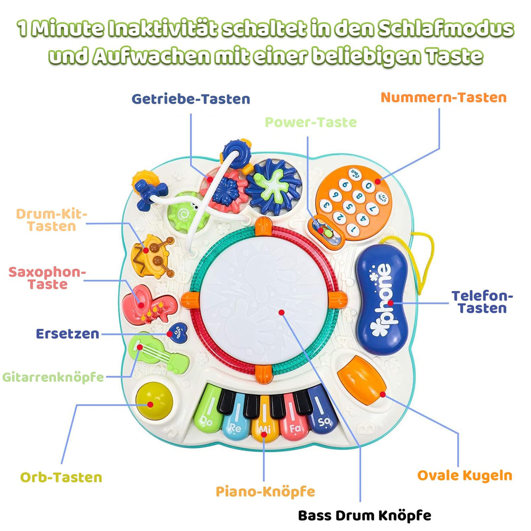 Baby Spieltisch 6-in-1 mit Musik &amp; Licht ab 12 Monate - Bild 2