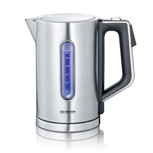 Wasserkocher 1,7 L Edelstahl 3000 W mit Temperaturwahl 40–100°C