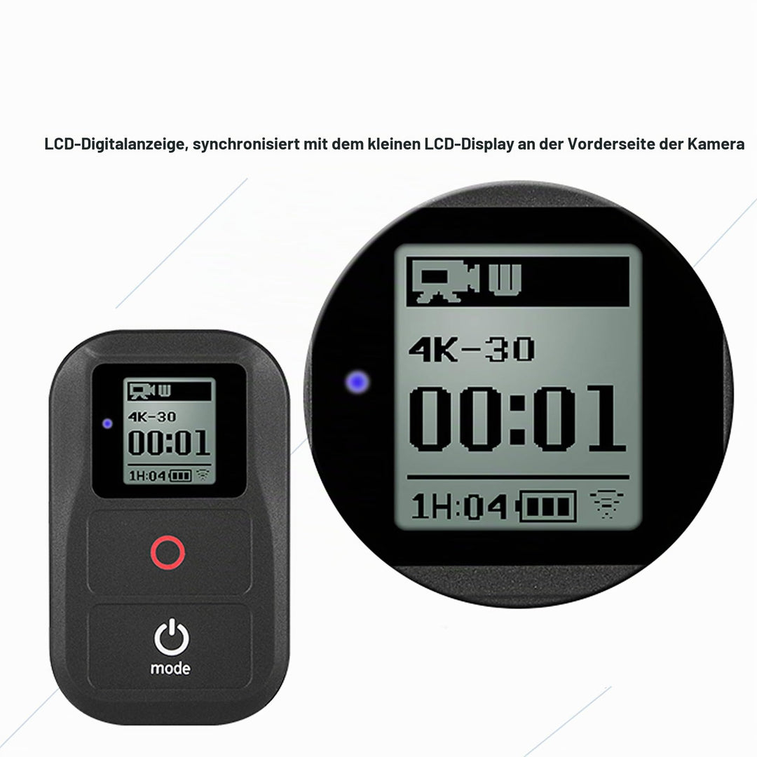GoPro Fernbedienung kabellos WLAN LCD wasserdicht 50m Reichweite - Bild 2