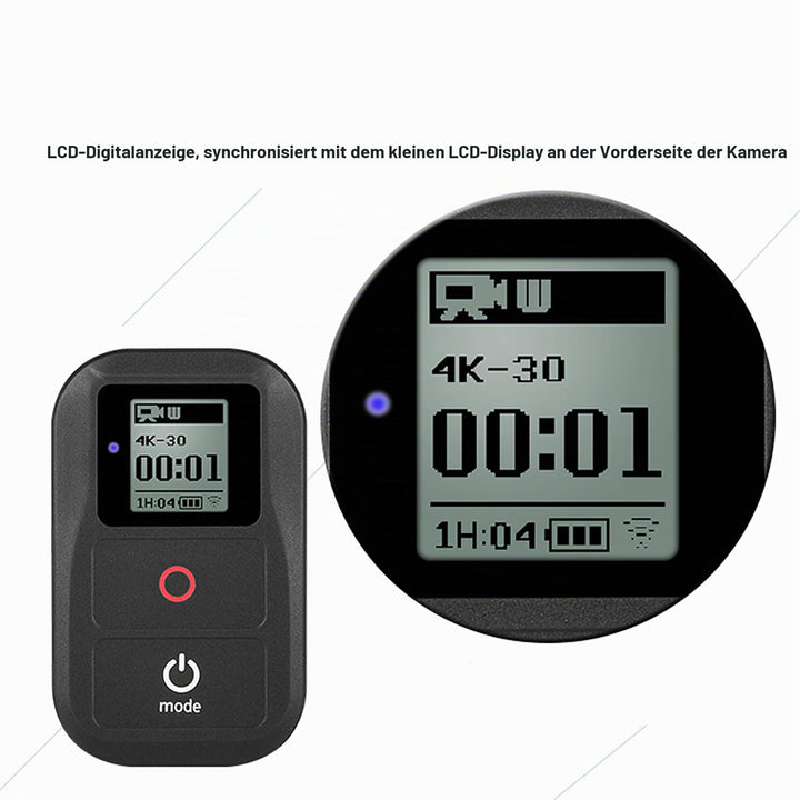 GoPro Fernbedienung kabellos WLAN LCD wasserdicht 50m Reichweite - Bild 2