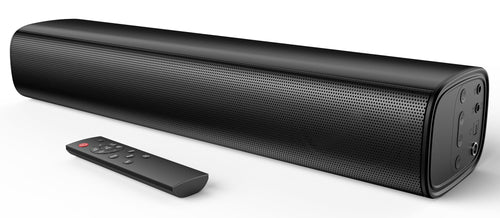 Soundbar 40W 2.0 Kanal mit Bluetooth 5.3, Optisch und AUX für TV