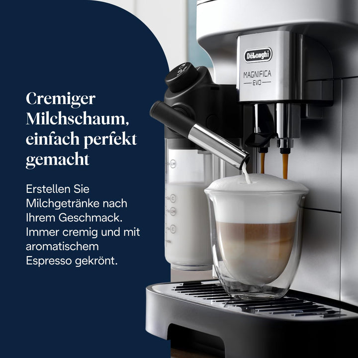 Kaffeevollautomat 7 Getränke mit LatteCrema Milchsystem Silber-Schwarz - Bild 6