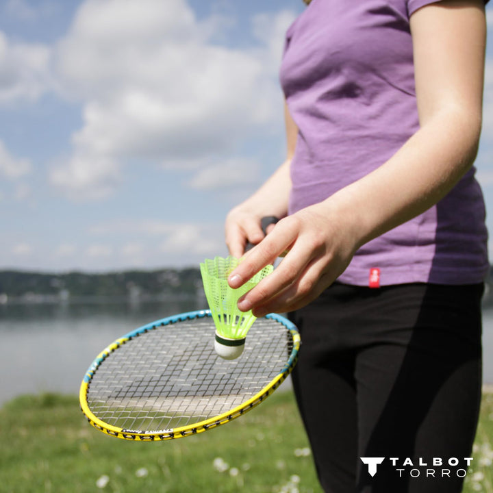 Badminton-Set Family 4 Schläger mit Teleskopnetz für Kinder und Erwachsene - Bild 4