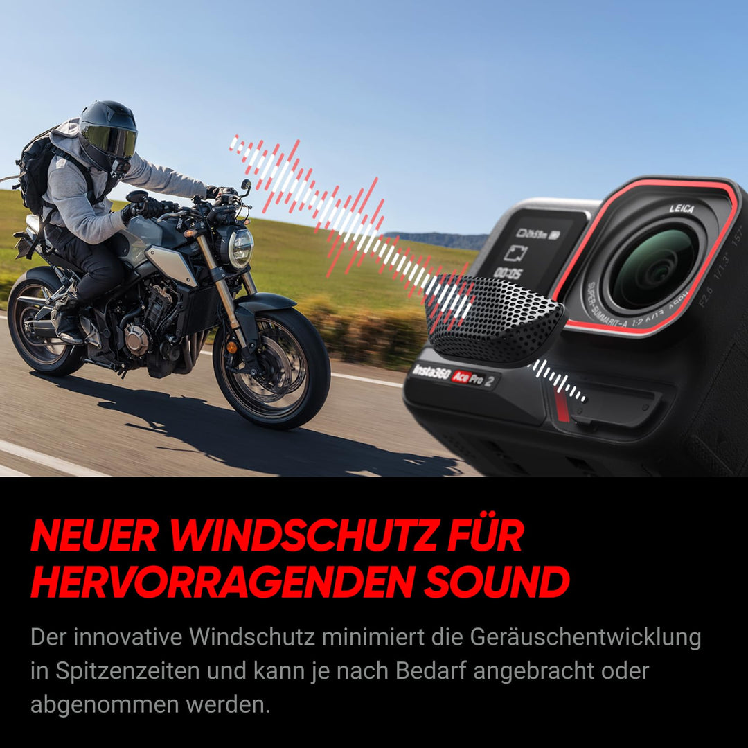 Action-Cam 8K mit Flip-Touchscreen 2 Akkus Leica Optik Weitwinkel - Bild 7