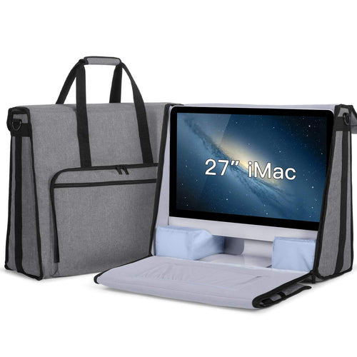 iMac 27 Zoll Tragetasche Nylon mit Schultergurt, Grau