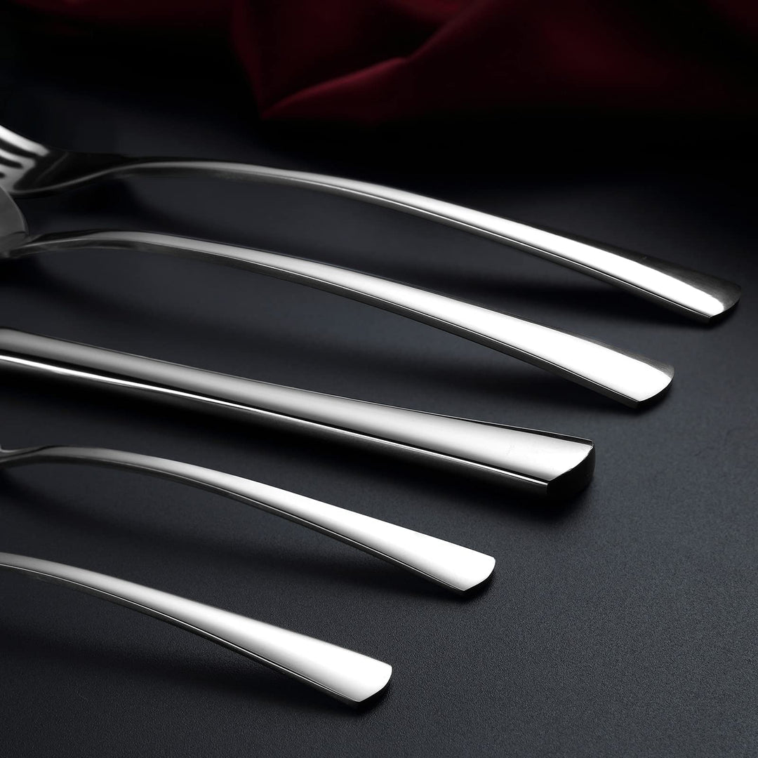 Besteckset 60-teilig Edelstahl für 12 Personen silber - Bild 4