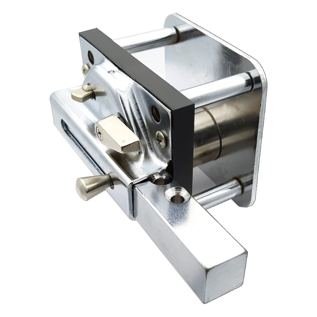 Sicherheitsriegel Chrom stossresistent Anti-Bumping 74x85mm - Bild 3