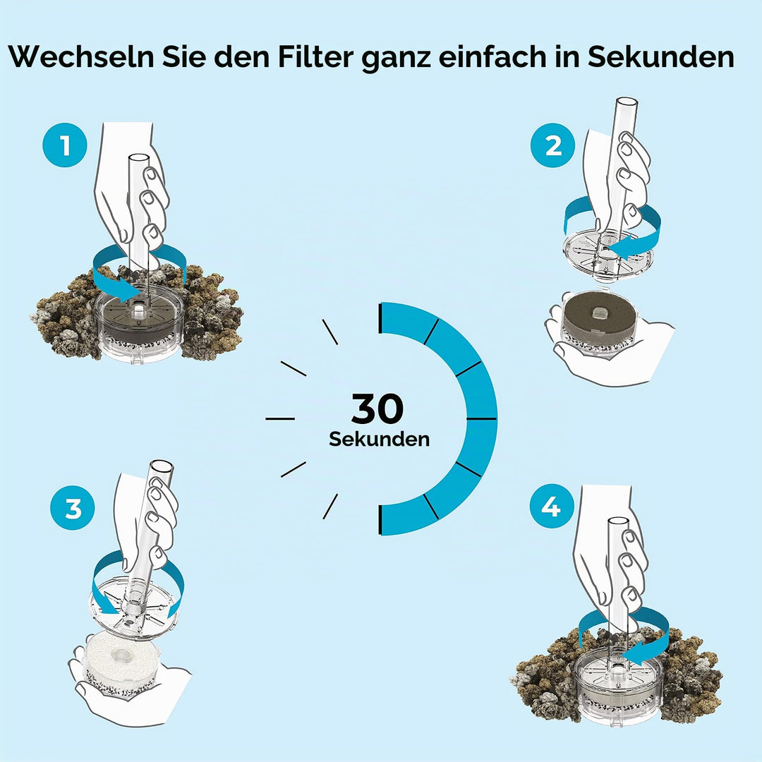 Aquarium-Komplett-Set Acryl 15 L mit LED und Filtersystem - Bild 7