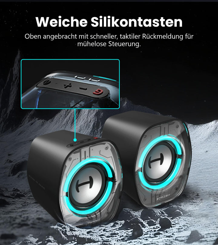 Gaming Lautsprecher RGB 2.0 mit Bluetooth 5.4 und 3 EQ-Modi - Bild 7