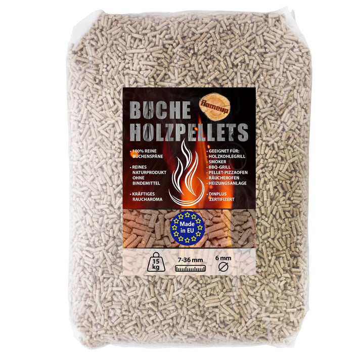 Räucherpellets Buche 30 kg für Grill Smoker und Pizzaofen