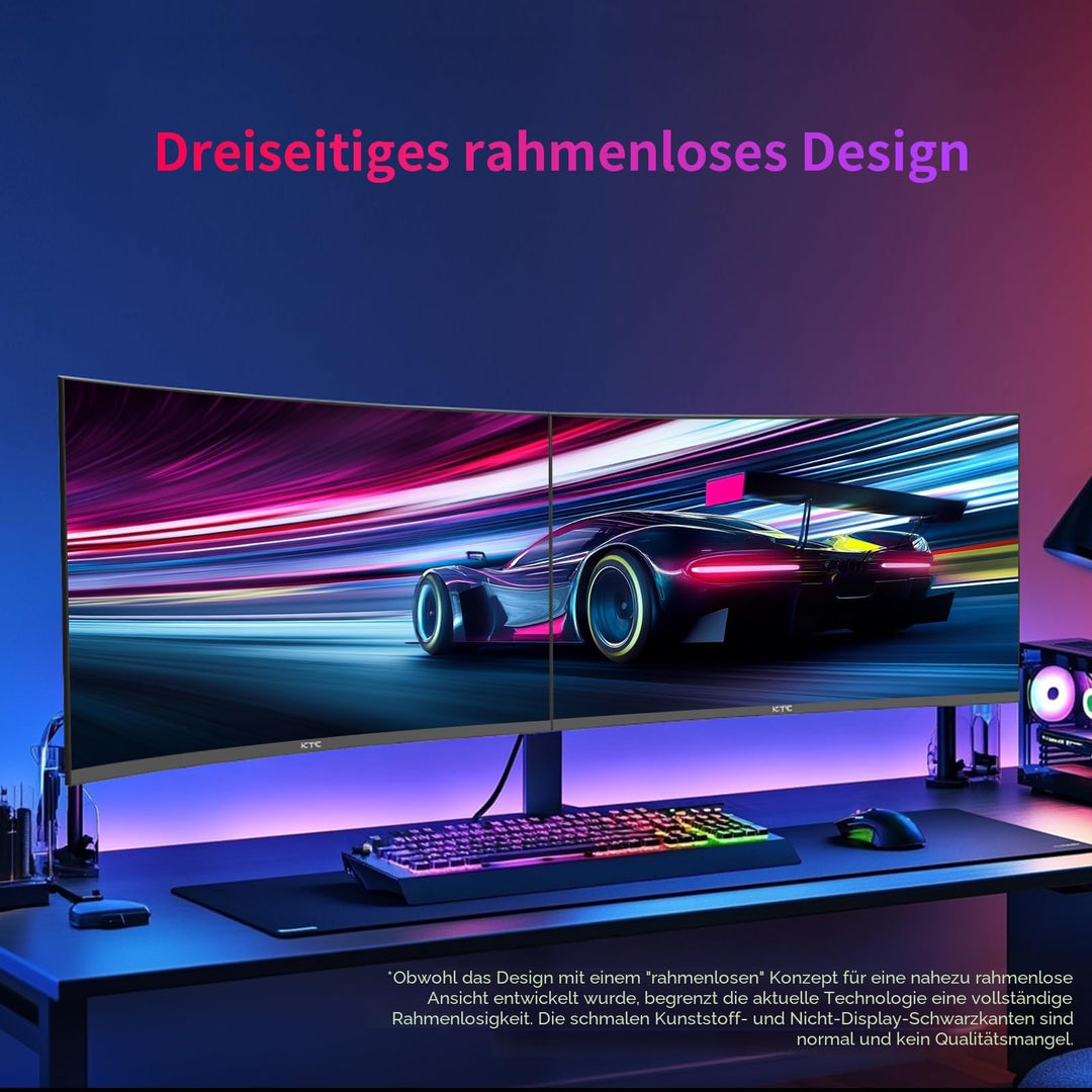 Curved Gaming Monitor 32 Zoll 2K QHD 240Hz 1ms Adaptive Sync - Bild 9