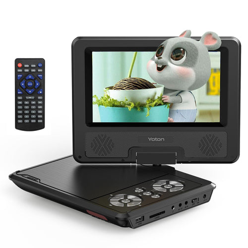 Tragbarer DVD-Player 7,5 Zoll HD-Bildschirm 180° drehbar für Kinder