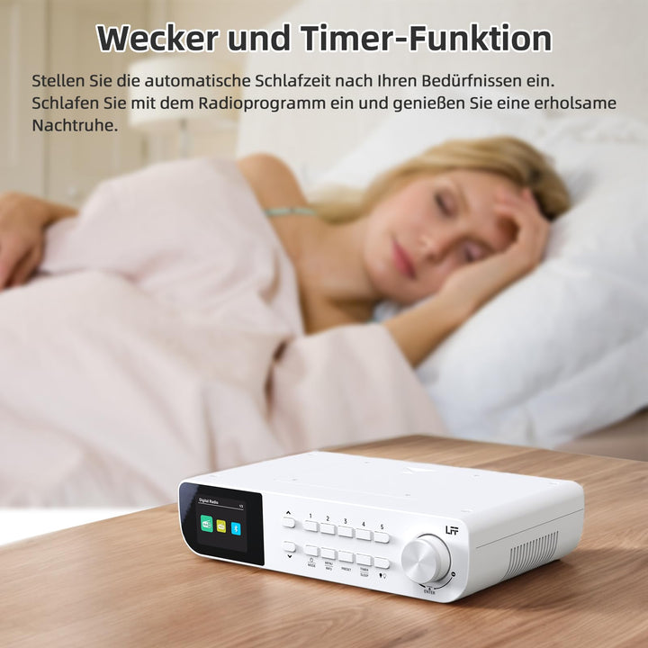 Unterbauradio DAB+ FM Bluetooth Farbdisplay Küche 25x16cm - Bild 7