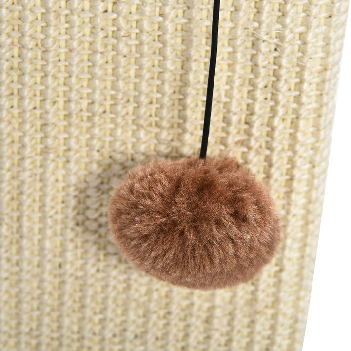 Kratzsäule Katze Jute 90 cm mit Spielzeug für grosse Rassen - Bild 5