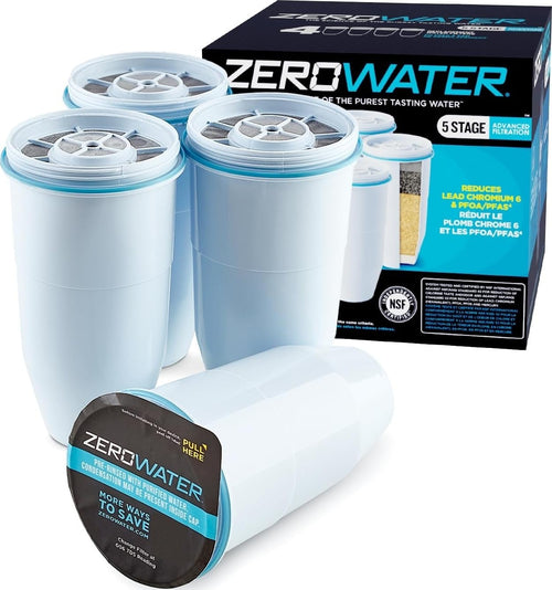 Wasserfilter Kartusche 5-stufig NSF-zertifiziert BPA-frei 4er-Pack