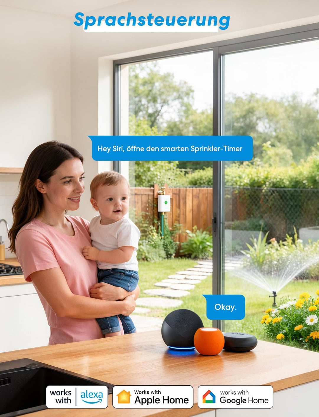 WLAN Bewässerungscomputer mit App-Steuerung Alexa HomeKit 2,4GHz - Bild 8