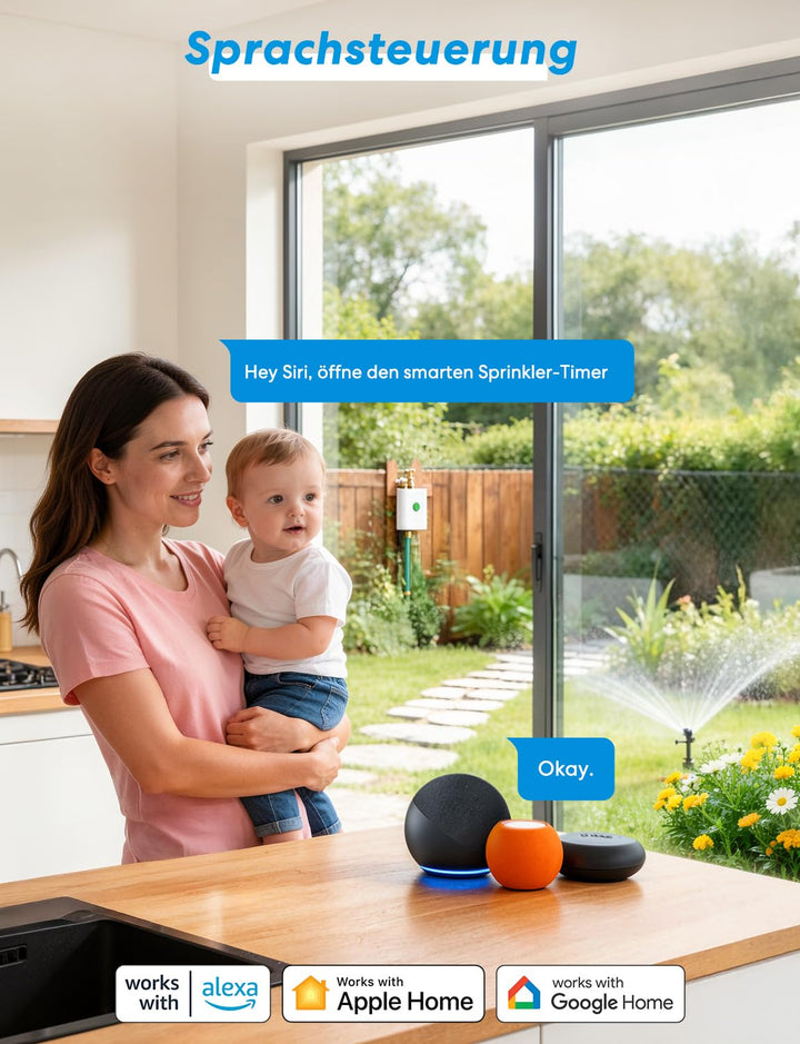 WLAN Bewässerungscomputer mit App-Steuerung Alexa HomeKit 2,4GHz - Bild 8