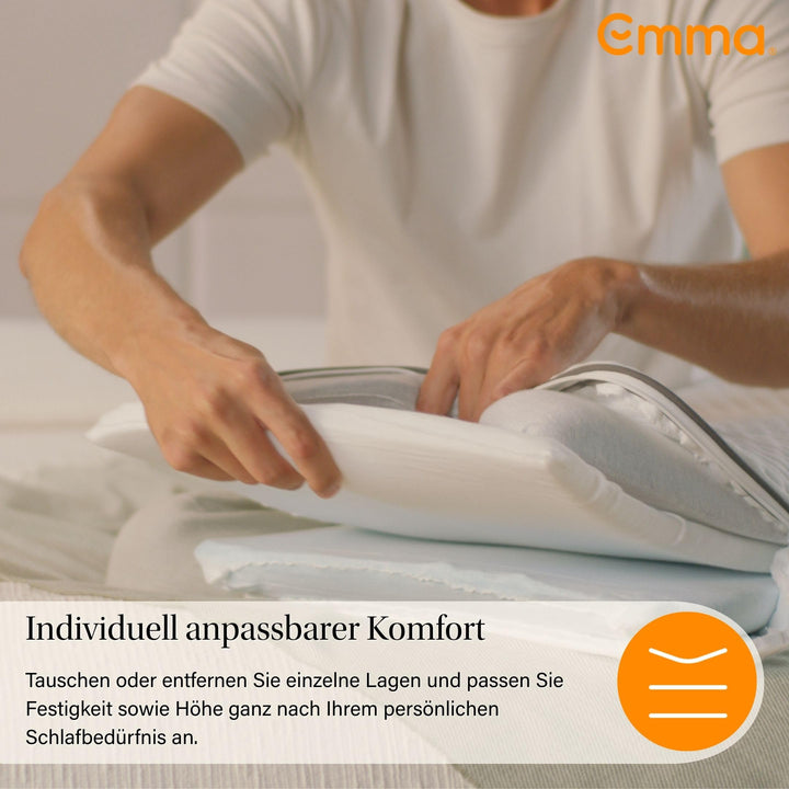 Stützkissen 80x40 Memory Foam höhenverstellbar für alle Schlaflagen - Bild 5