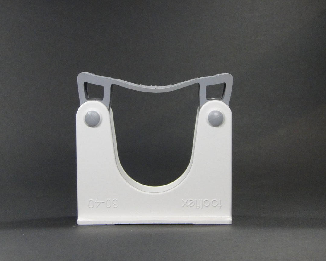 Wandhalterung Schiene Aluminium 90 cm mit 5 Haltern für Gartengeräte - Bild 3