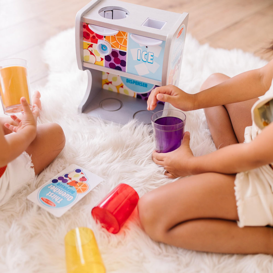 Getränkespender Holz 12-teilig Rollenspiel Kinderküche ab 3 Jahren - Bild 9