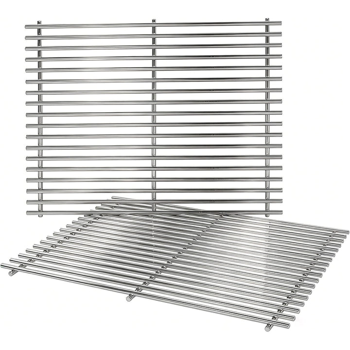 Grillrost Edelstahl 49,5x33cm für Weber Genesis E/S-310–330 (2007–2016), 2er-Set
