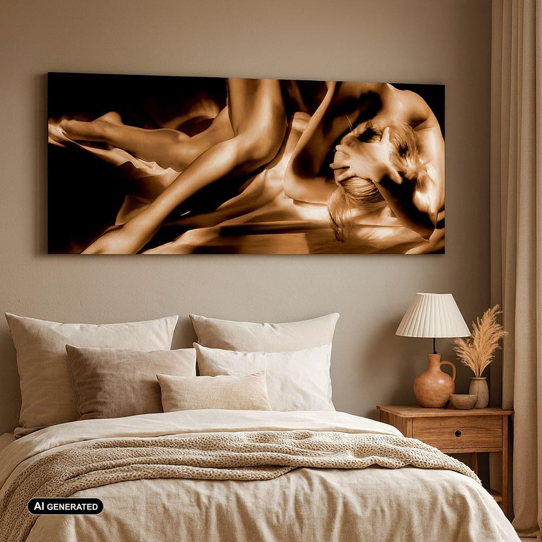 Leinwandbild Menschen-Motiv 120x50cm aufhängefertig - Bild 3