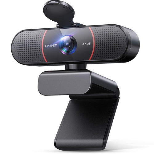 4K Webcam mit Sony Sensor, PDAF-Fokus und Dual-KI-Mikrofon