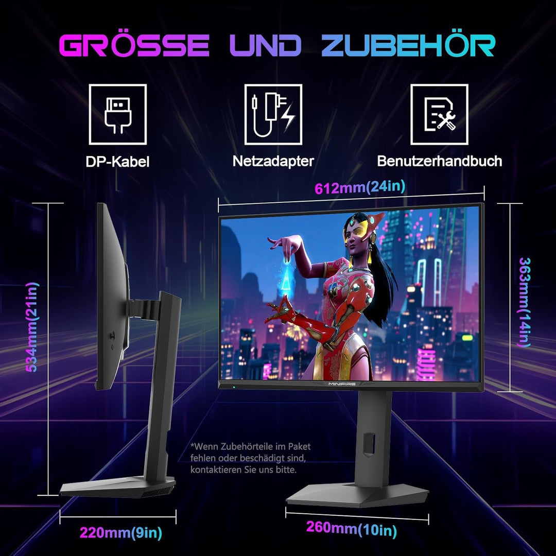 Gaming Monitor 27 Zoll QHD 300Hz Fast-IPS 1ms fuer PC und Konsole - Bild 7