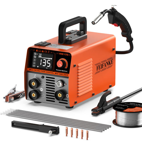 Fülldraht Schweissgerät 3-in-1 MIG/ARC/Lift TIG 135A 230V IGBT
