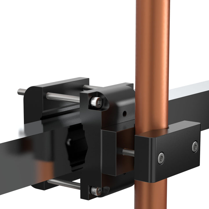 Sonnenschirmhalter Balkongeländer Aluminium universell klemmbar